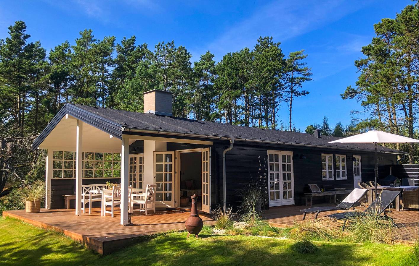 Ferienhaus für 4 Personen mit Terrasse in Bratten, Jerup