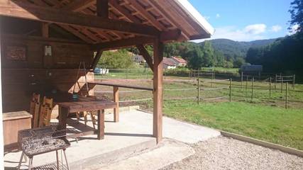 Gîte pour 5 personnes, avec vue et terrasse, animaux acceptés à Champagney