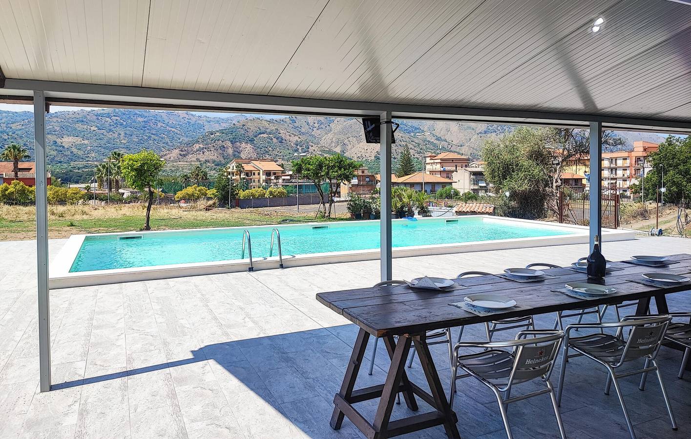 Gemütliche Wohnung mit Pool & Terrasse, in der Nähe von Gaggi - Kostenloses WiFi & AC in Gaggi, Messina Provinz