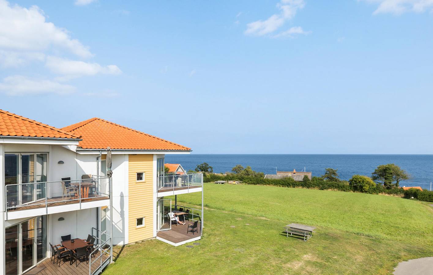 Ganze Ferienwohnung, Ferienwohnung für 6 Personen mit Garten in Gudhjem, Bornholm