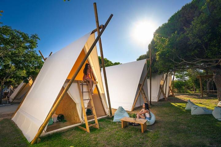 Bungalow für 2 Personen, mit Garten in Los Caños de Meca