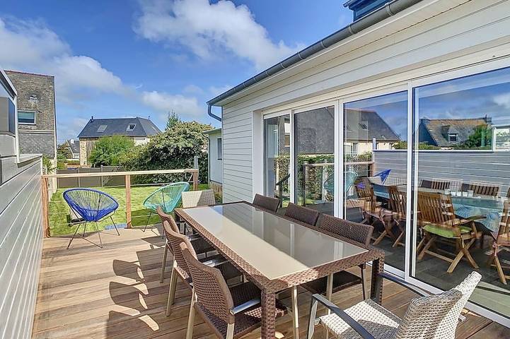 Maison de vacances pour 11 personnes, avec balcon et jardin à Saint-Malo