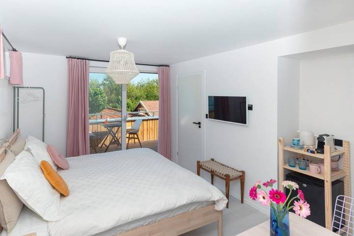 Chambre d’hôte pour 2 personnes, avec Terrasse ainsi que Jardin et Vue à De Koog - 4
