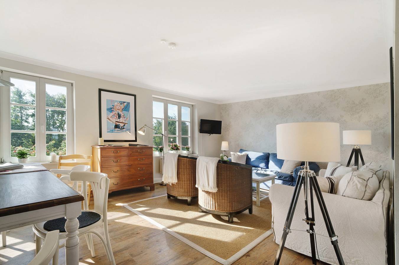 Ganze Wohnung, Apartment 'Luv' mit Gemeinschaftsgarten und Wlan in Pellworm, Nordfriesische Inseln