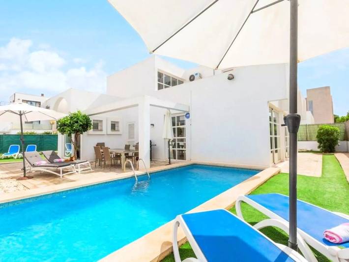 Finca mit Hund für 8 Personen, mit Garten und Pool sowie Terrasse in Can Picafort - 2