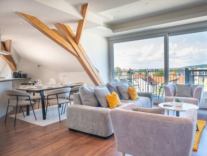 Ferienwohnung für 6 Personen, mit Ausblick und Terrasse - 1
