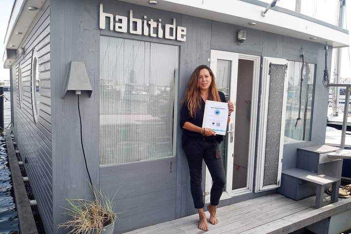 Hausboot für 6 Personen, mit Balkon und Garten sowie Pool in NordArt