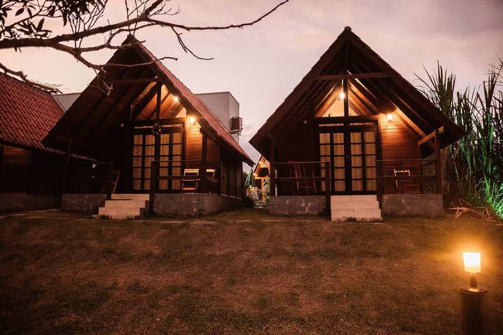 Chalet para 2 personas, con balcón - 1