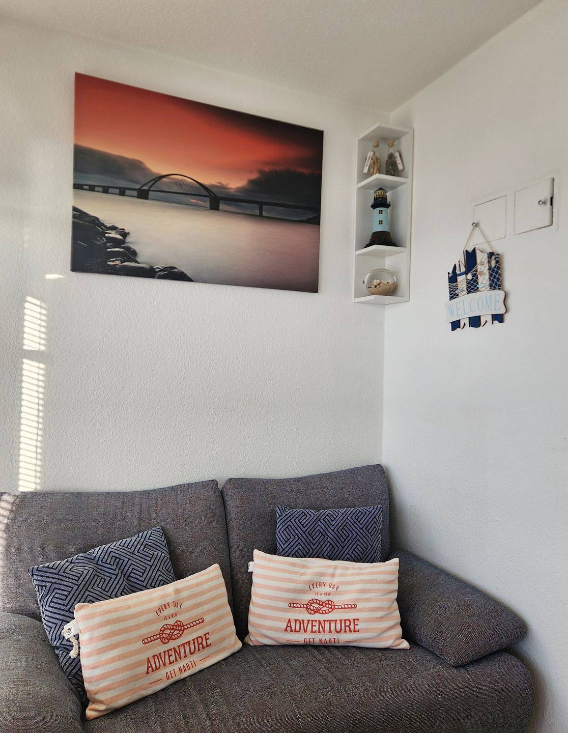 Apartamento entero, Kleines Apartment mit Balkon und direktem Blick auf den Binnensee im 2. Stock in Steinwarder, Heiligenhafen