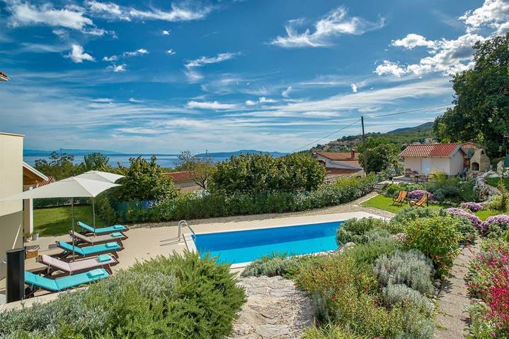 Villa pour 8 personnes, avec balcon/terrasse et terrasse dans Grad Opatija - 4