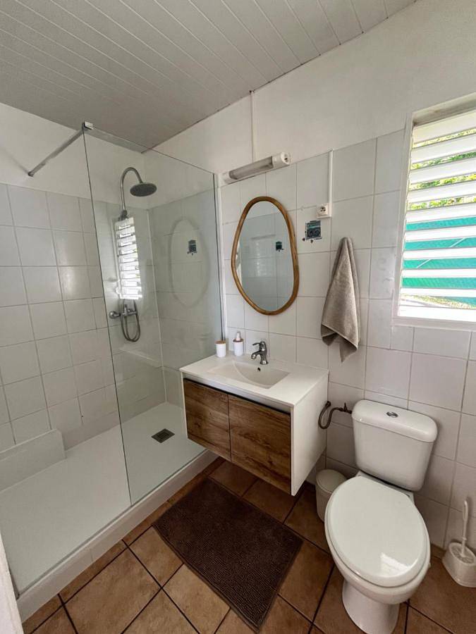 Gîte pour 4 personnes, avec vue ainsi que piscine et jardin dans Plage Leroux - 4