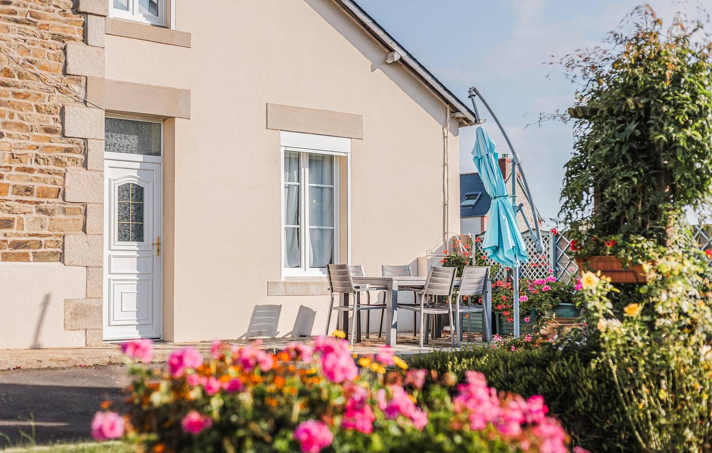 Encantador apartamento cerca de la costa y del centro de la ciudad, con jardín y wifi in Lézardrieux, Costa de granito rosa