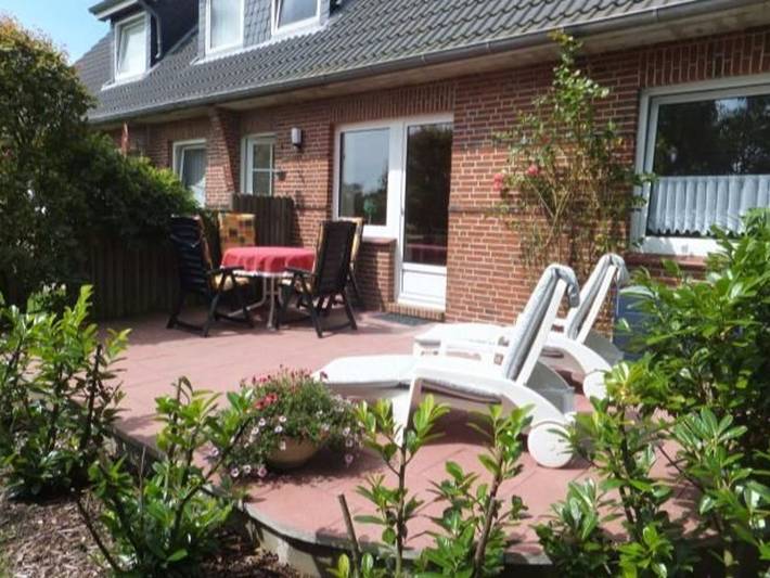 Ferienwohnung für 3 Personen, mit Terrasse und Garten in Nieblum