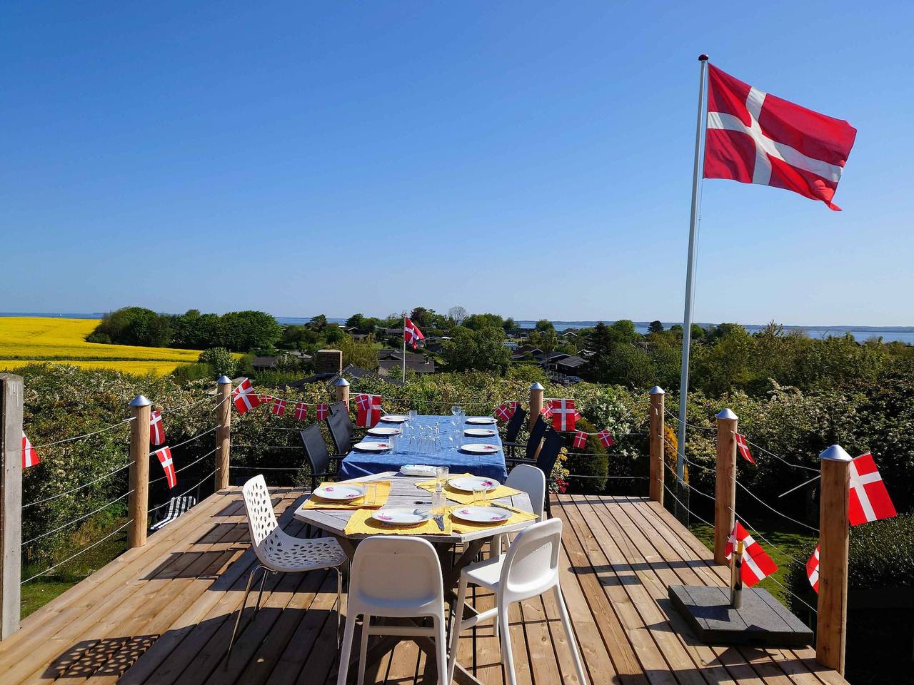 Sommerhaus mit Ausblick in Eskov Strandpark, Limfjord in Westjütland