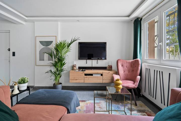 Appartement de vacances pour 7 personnes, avec Jardin à Villeurbanne