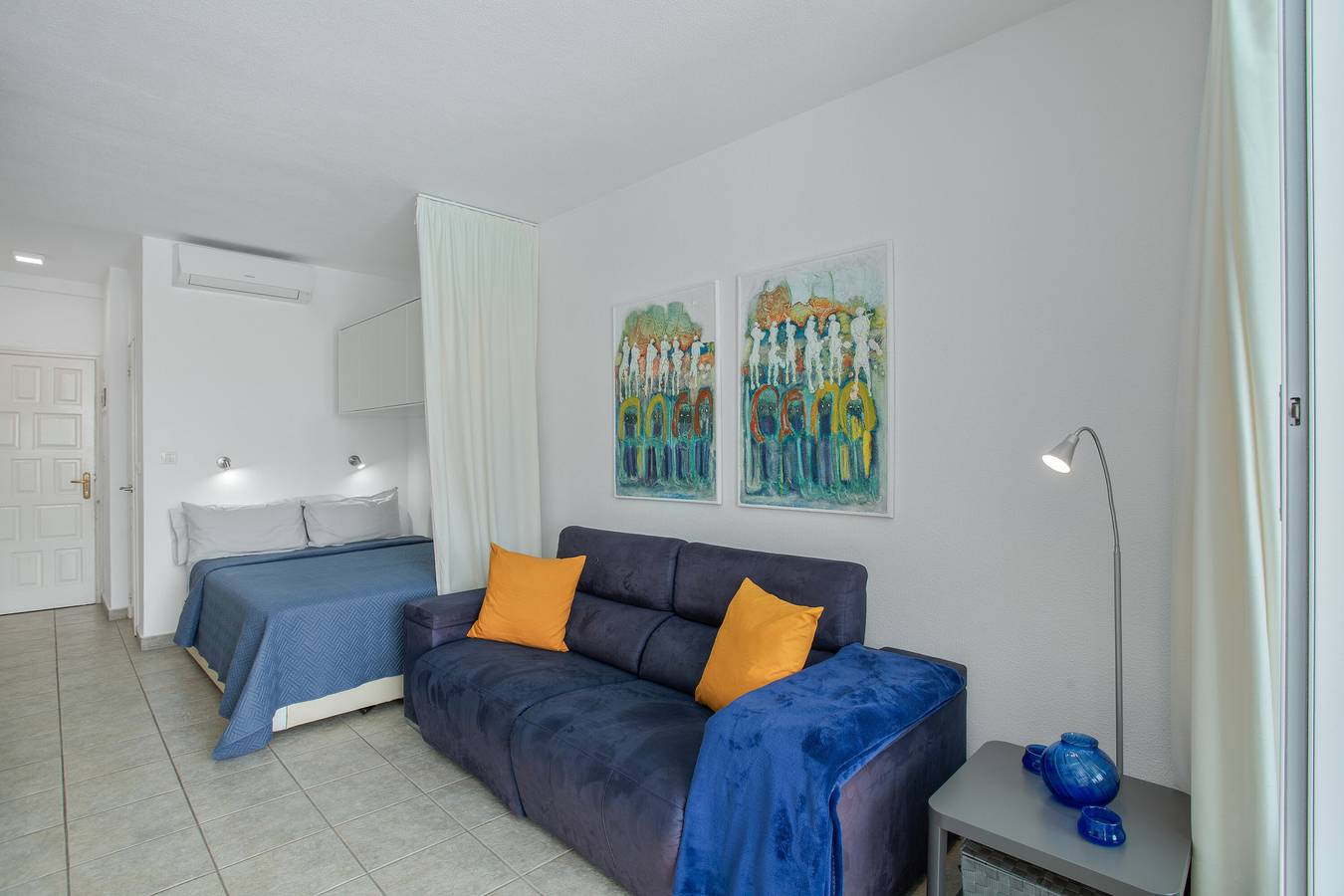 Helt studio, Holiday Studio 'Vistas Al Atlántico' with Sea View, Wi-Fi and Air Conditioning in Mogán, Gran Canaria syd