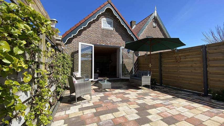 Vakantiehuis voor 4 personen, met balkon/terras en terras in Grijpskerke