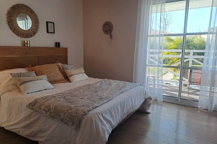Villa \"Les Tropiques\" avec piscine privée in Mios, Arcachon und Umgebung