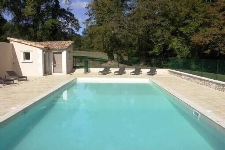 Maison de vacances pour 15 personnes, avec jardin, animaux acceptés