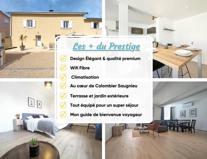 Gîte pour 10 personnes, avec jardin à Colombier-Saugnieu - 2