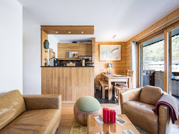 Gîte pour 5 personnes, avec Balcon à Val-d'Isère