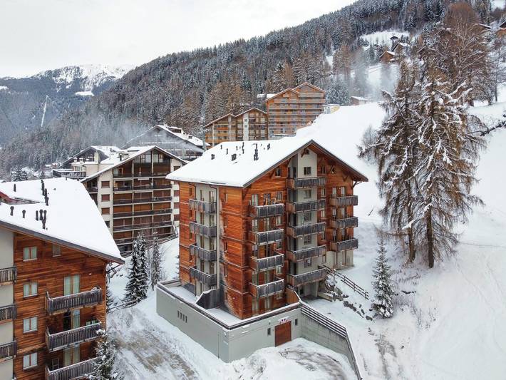 Ferienwohnung für 6 Personen, mit Balkon und Sauna im Wallis