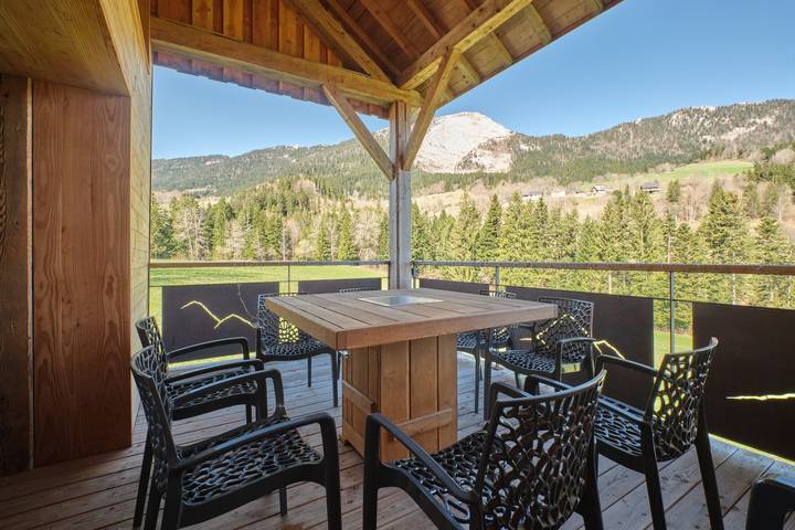 Chalet pour 10 personnes, avec Balcon et Jardin
