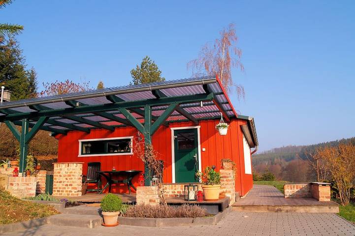 Ferienhaus für 2 Personen, mit Garten und Terrasse sowie Pool, mit Haustier im Harz