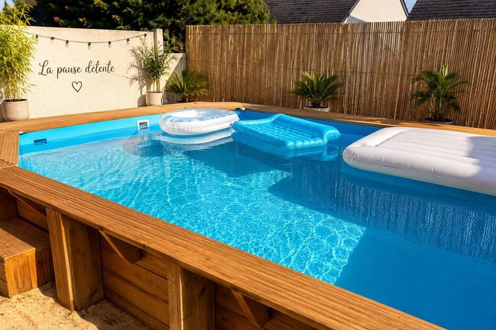 Ferienhaus für 8 Personen, mit Garten und Whirlpool - 1