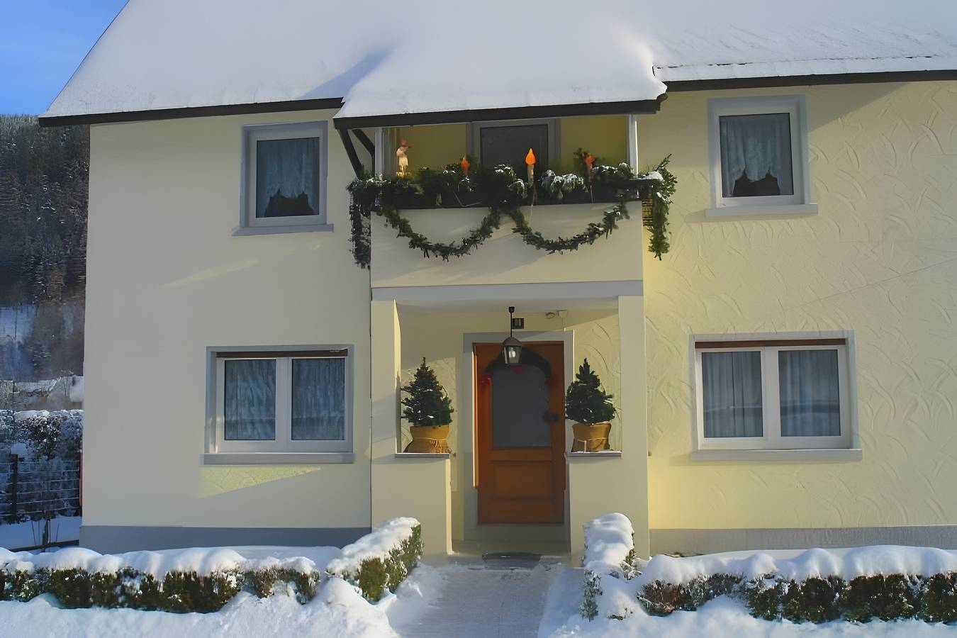 Ganze Wohnung, Ferienwohnung in der Dom-Stadt, Haus Barbara 1. Og mit Bergblick, Terrasse & Wlan in St. Blasien, Südschwarzwald