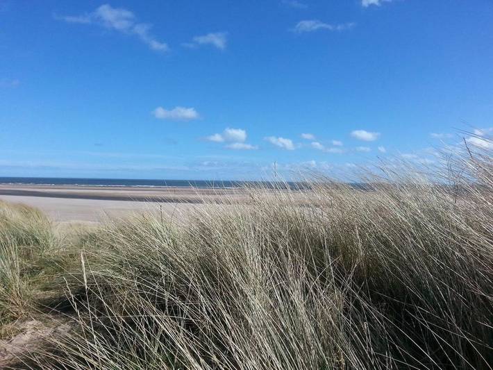 Glamping for 3 people, with view and garden in Northumberland Coast