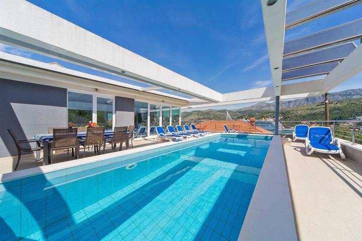 Villa for 9 people in Dubrovnik
