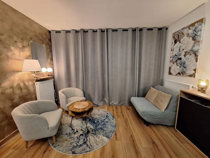 Studio für 3 Personen, mit Pool und Balkon/Terrasse sowie Sauna, kinderfreundlich in Stettin - 2