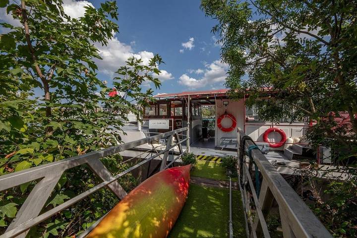 Bateau pour 2 personnes, avec Terrasse et Vue à La Mulatière