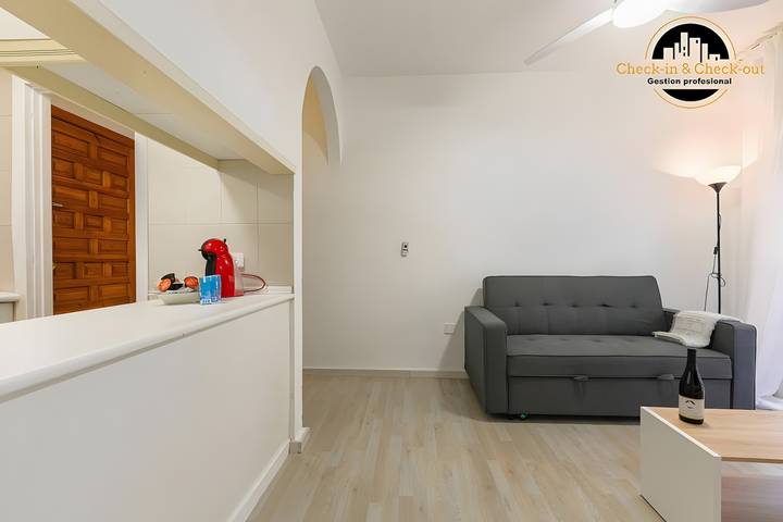 Apartamento para 3 personas, con Balcón en Playa El Bajondillo