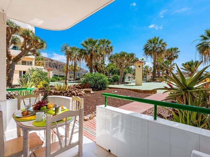 Ferienwohnung für 6 Personen, mit Balkon und Meerblick sowie Terrasse und Garten in Teneriffa Süd - 3