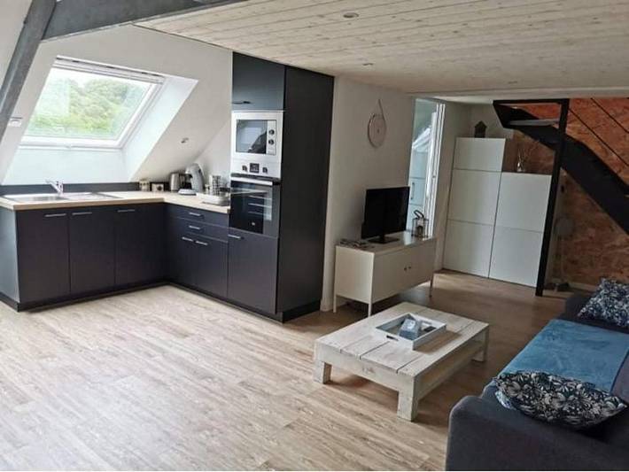 Appartement de vacances pour 4 personnes, avec vue et jardin