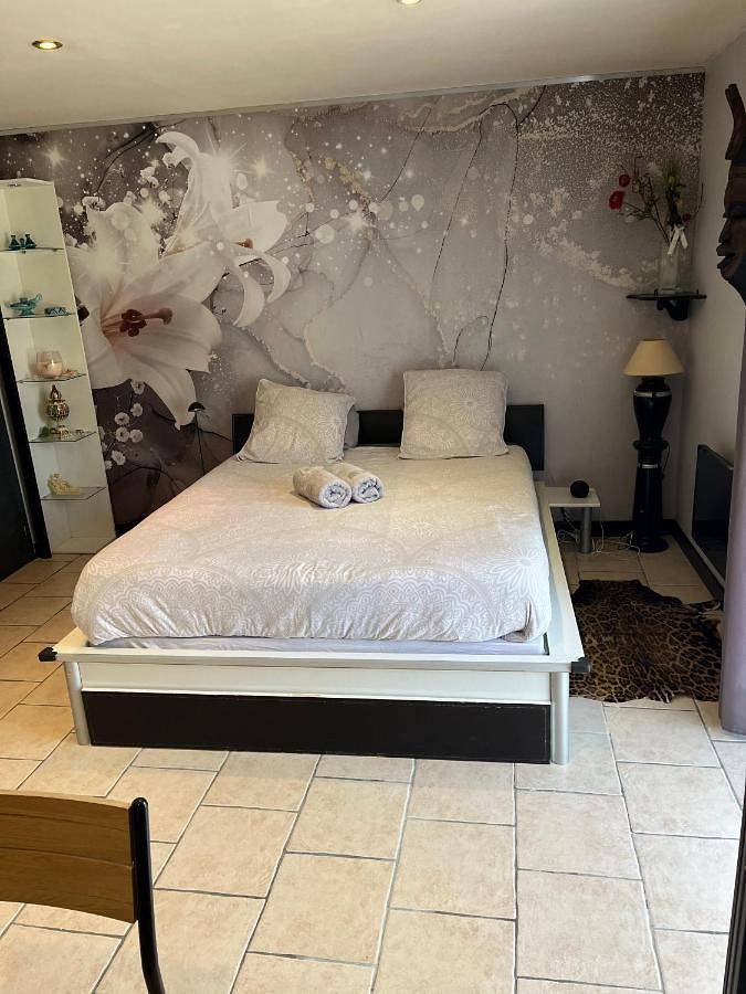 King Room with Roll-In Shower - Disability Access in Criquetot-sur-Longueville, Région de Dieppe