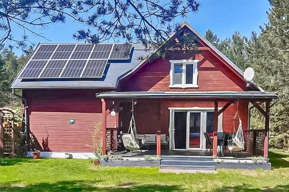 Wunderschönes Haus in Karsin mit Sauna in Bąk, Tucheler Heide
