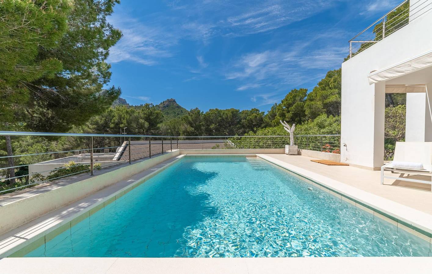 Apartment mit Meerblick, Pool und Terrasse, 1 km zum Strand in Capdepera, Mallorca Osten