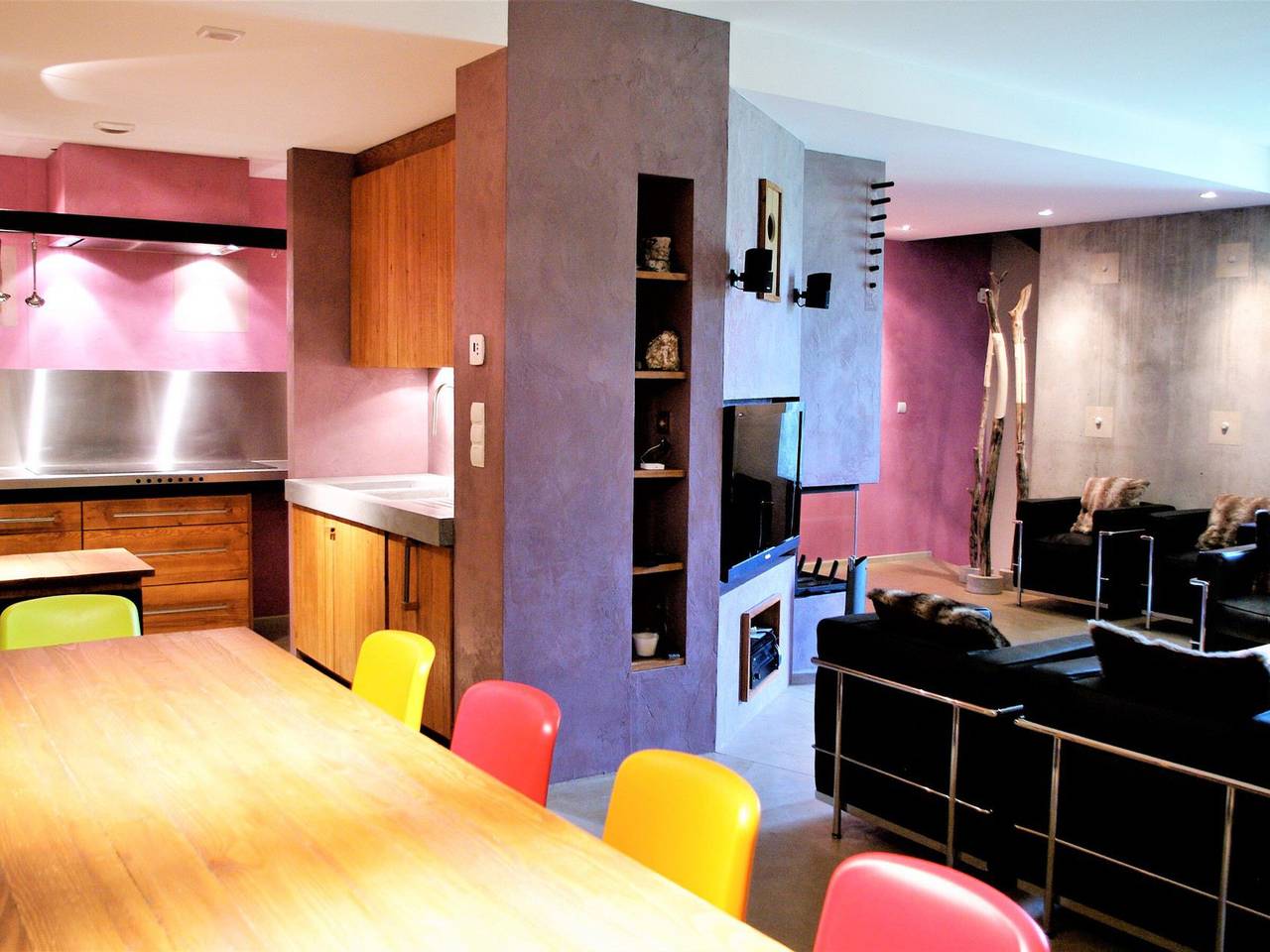 Chalet luxueux pour 12 pers, proche pistes, cheminée, Wifi in Le Corbier, Villarembert