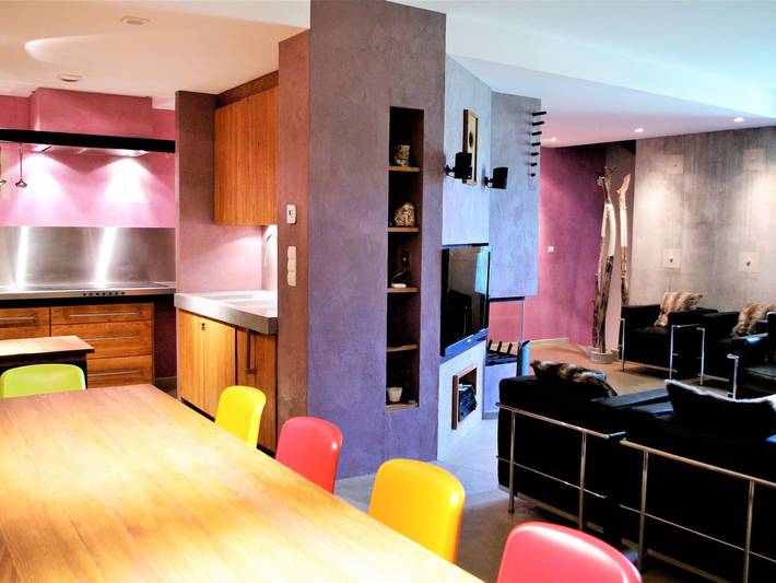 Chalet pour 12 personnes, avec terrasse dans Le Corbier - 3