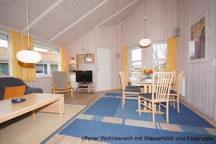 Ferienhaus mit Meerblick für 6 Personen, mit Terrasse und Sauna sowie Garten, kinderfreundlich in Elbe-Weser - 3
