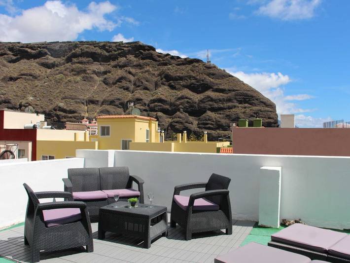 Ferienwohnung für 3 Personen, mit Terrasse in Tazacorte