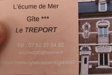 Gîte pour 5 personnes, avec terrasse à Le Tréport