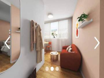 Ferienwohnung für 2 Personen, mit Seeblick und Balkon im Elsass