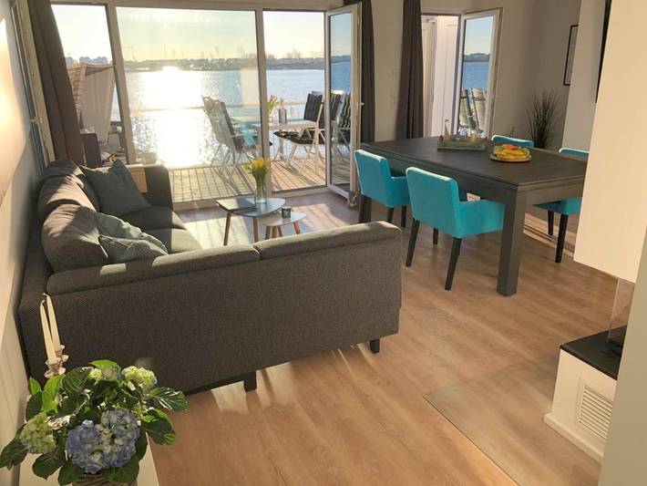 Ferienhaus für 4 Personen, mit Seeblick und Ausblick sowie Sauna und Garten, mit Haustier in Kappeln - 2