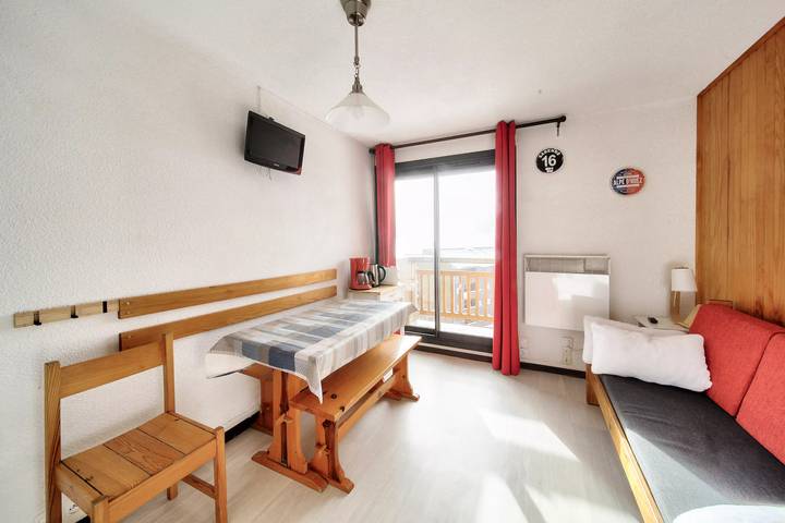 Ganzes Studio, Studio Bergblick + Kabinenecke 4 Personen - Komfort in Huez, Nationalpark Écrins