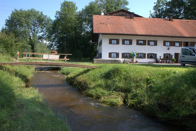 Ferienhaus, Bauernhof mit Angel- und Badesee, Roßhaupten, Allgäu in Roßhaupten, Bayerisch Schwaben