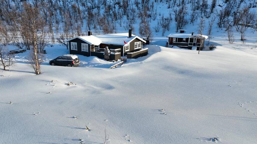Ferienhaus für 9 Personen, mit Seeblick und Terrasse sowie Ausblick und Sauna, mit Haustier in Finnmark